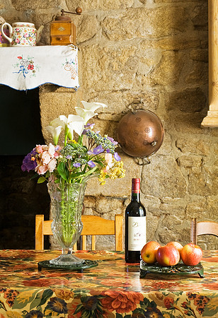 Kitchen table in Brittany