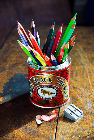 Tin of Pencils